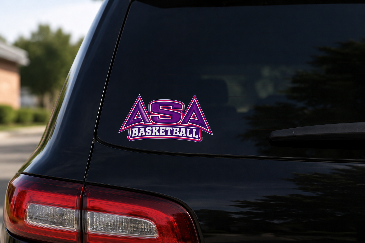 ASA Basketball Car decal